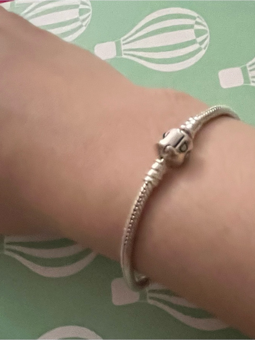 Original Pandora Polished Sterling Silver Snake Chain Bracelet
